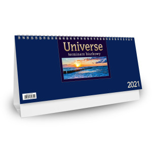 Kalendarz Biurkowy - Stojący - Tygodniowy - UNIVERSE